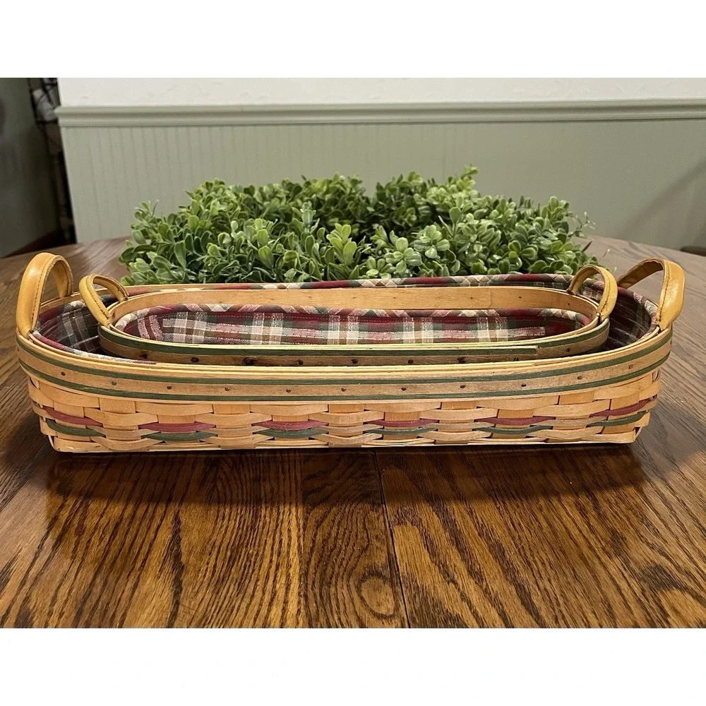 Longaberger Small & Large Autumn 2000 Reflections Harvest Blessings Baskets